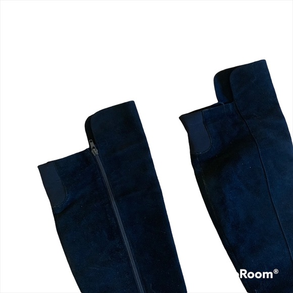 Stuart Weitzman Suede Over the Knee Suede Platform Boots - Picture 8 of 12